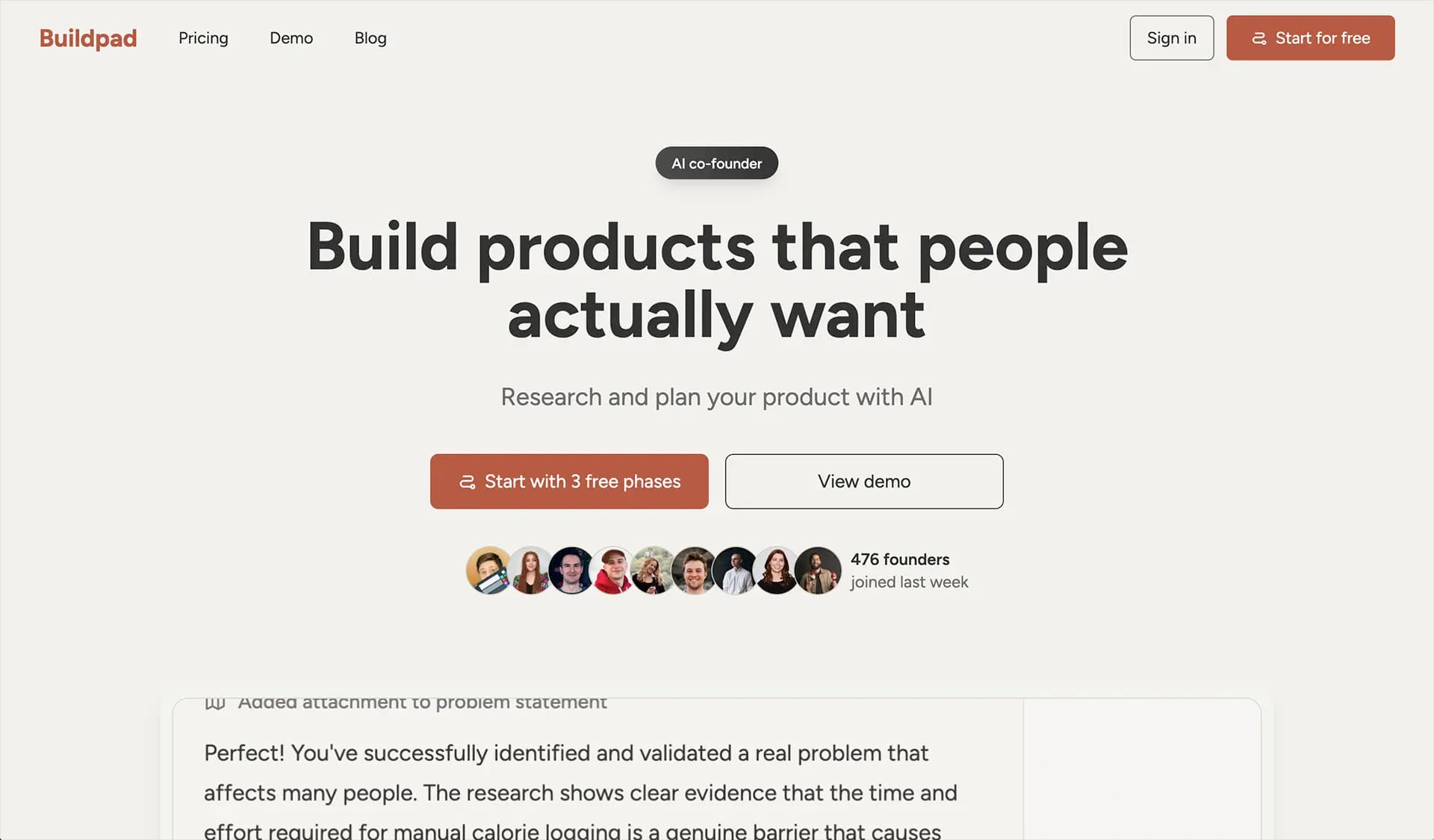 aicofounder.com landing page